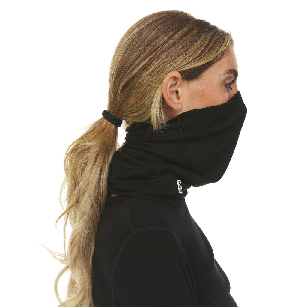 Merino Wool Half Neck Gaiter - Lightweight Breathable Face Cover