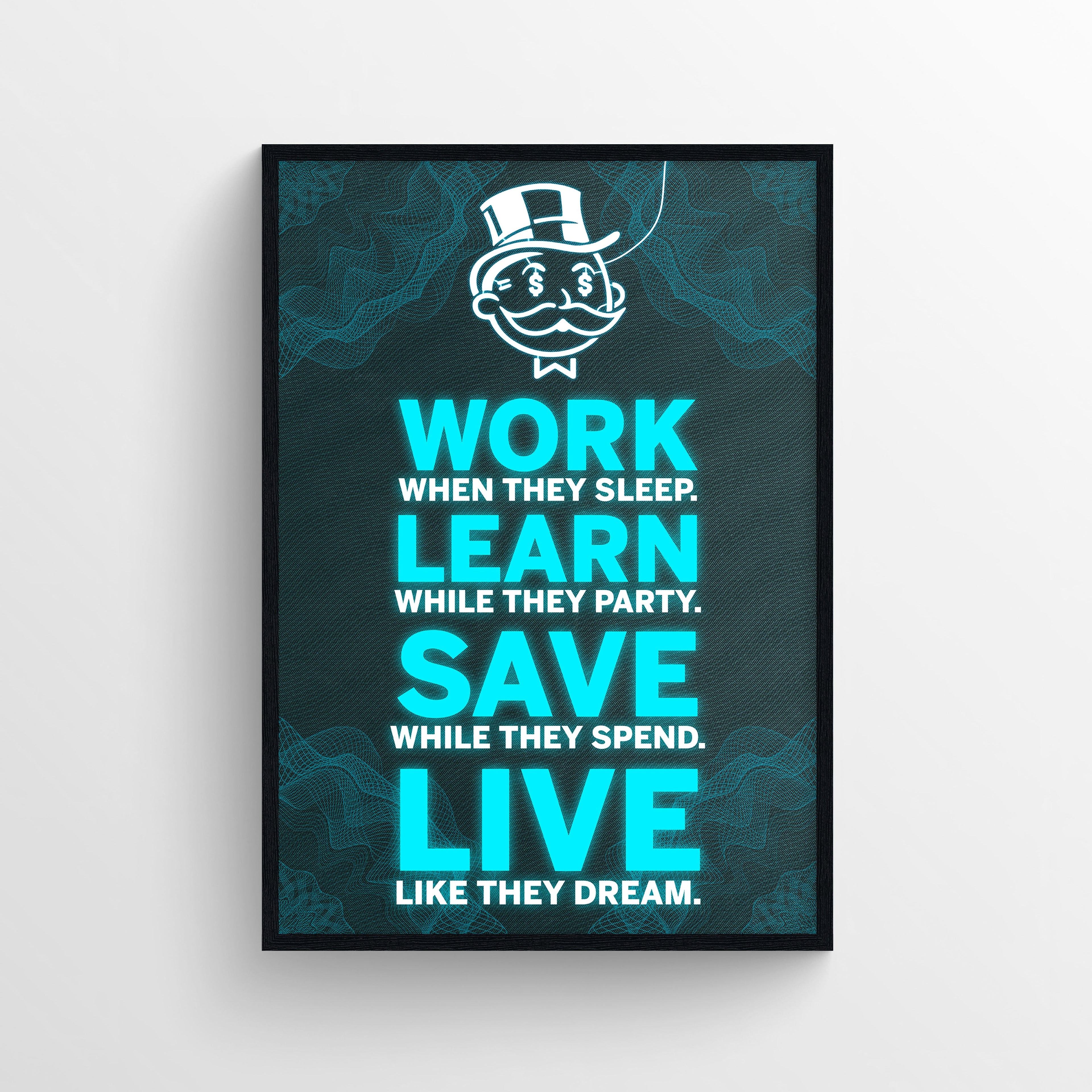 Work Learn Save Live Poster