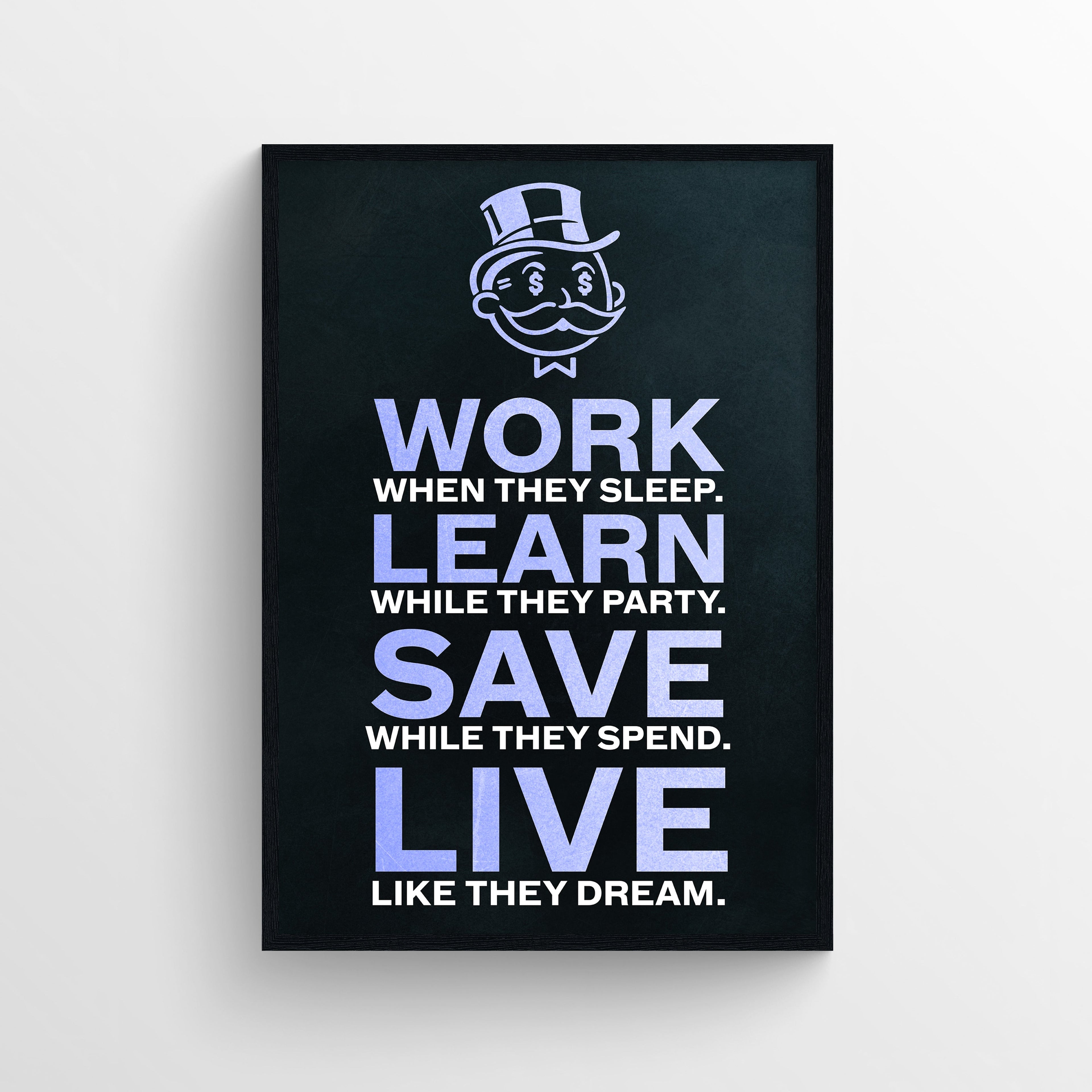 Work Learn Save Live Poster