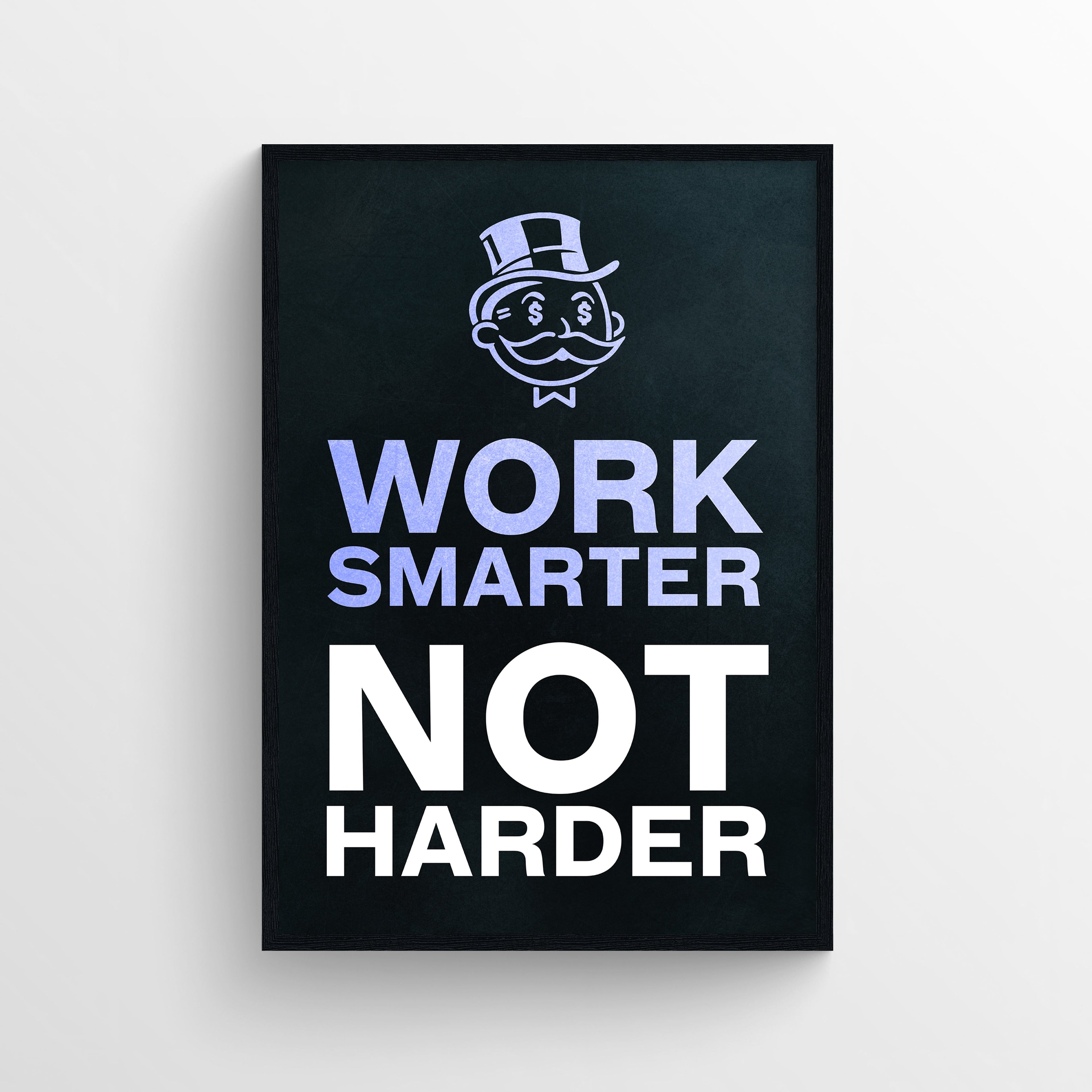 Work Smarter Not Harder Poster