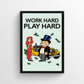 Work & Reward Monopoly Poster
