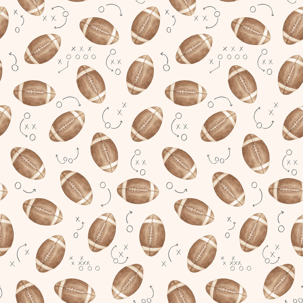 Worthy Removable Wallpaper in Brown, White, Green, Grey and Navy