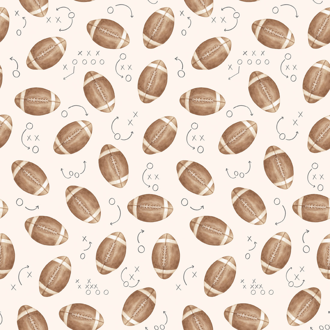 Worthy Removable Wallpaper in Brown, White, Green, Grey and Navy