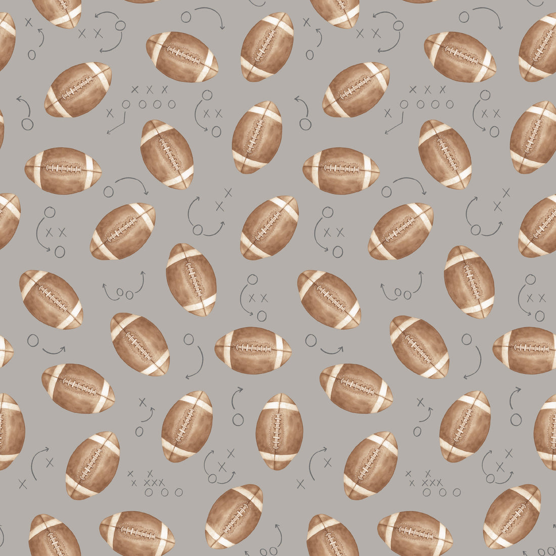Worthy Removable Wallpaper in Brown, White, Green, Grey and Navy