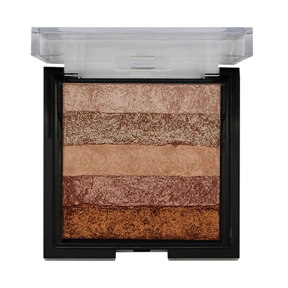 Shimmer Brick & Blusher 2-in-1 Glow Bronzer Powder Shade 02 for medium to dark skin