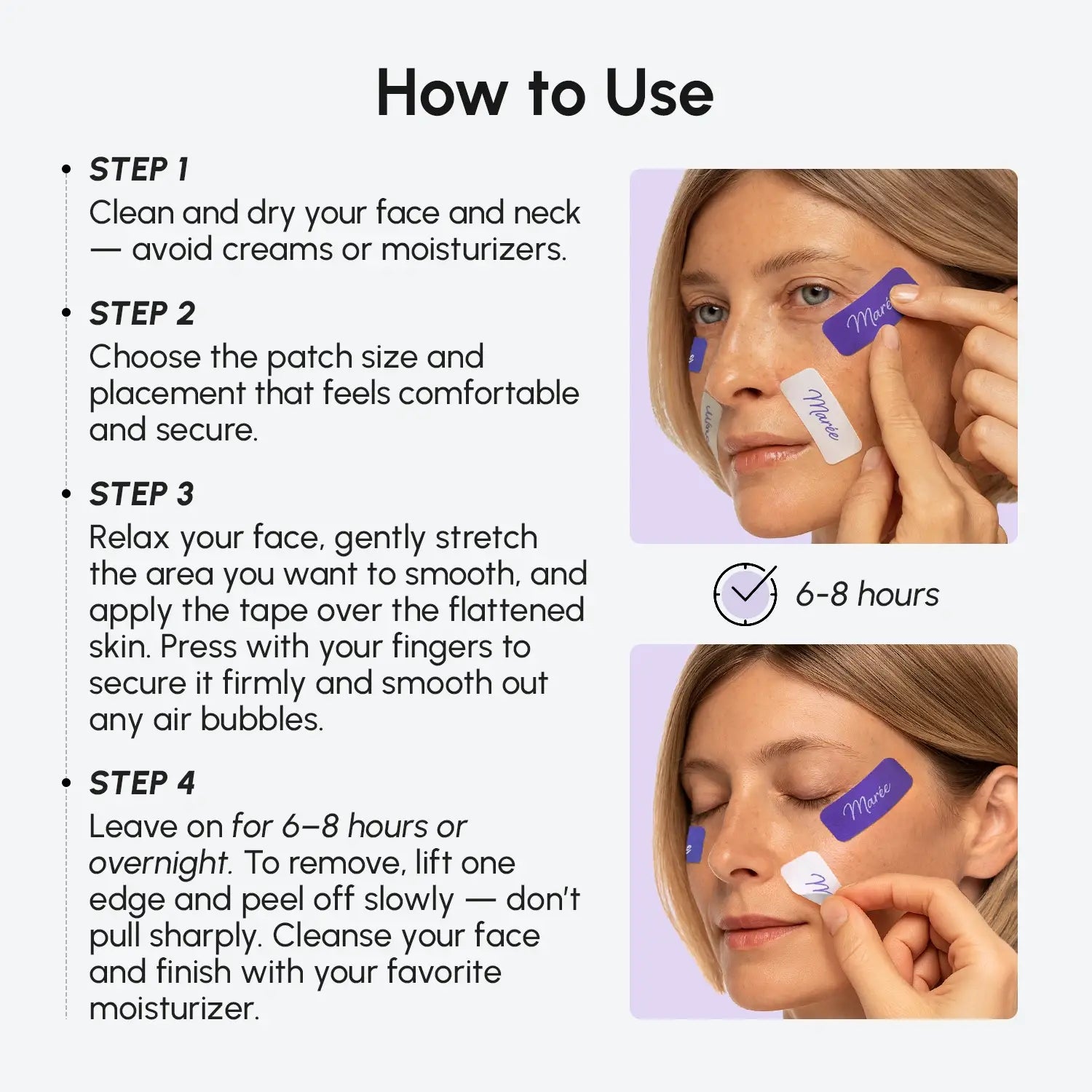 Anti-Wrinkle Face Lift Tape Patches for Smoothing Expression Lines - Image 6