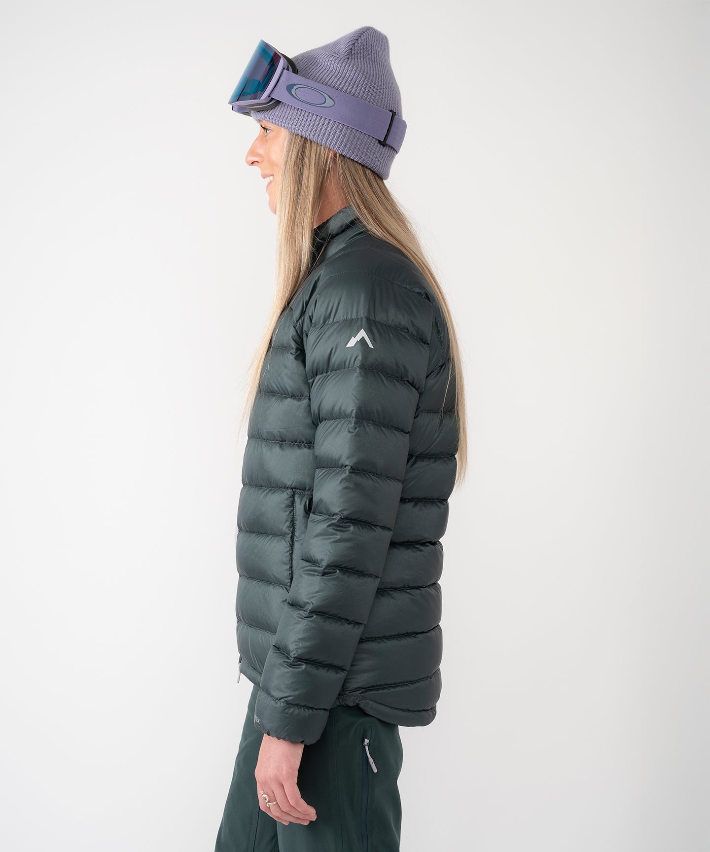 Womens Palisade Down Insulator Jacket in Dark Forest Green - Image 8