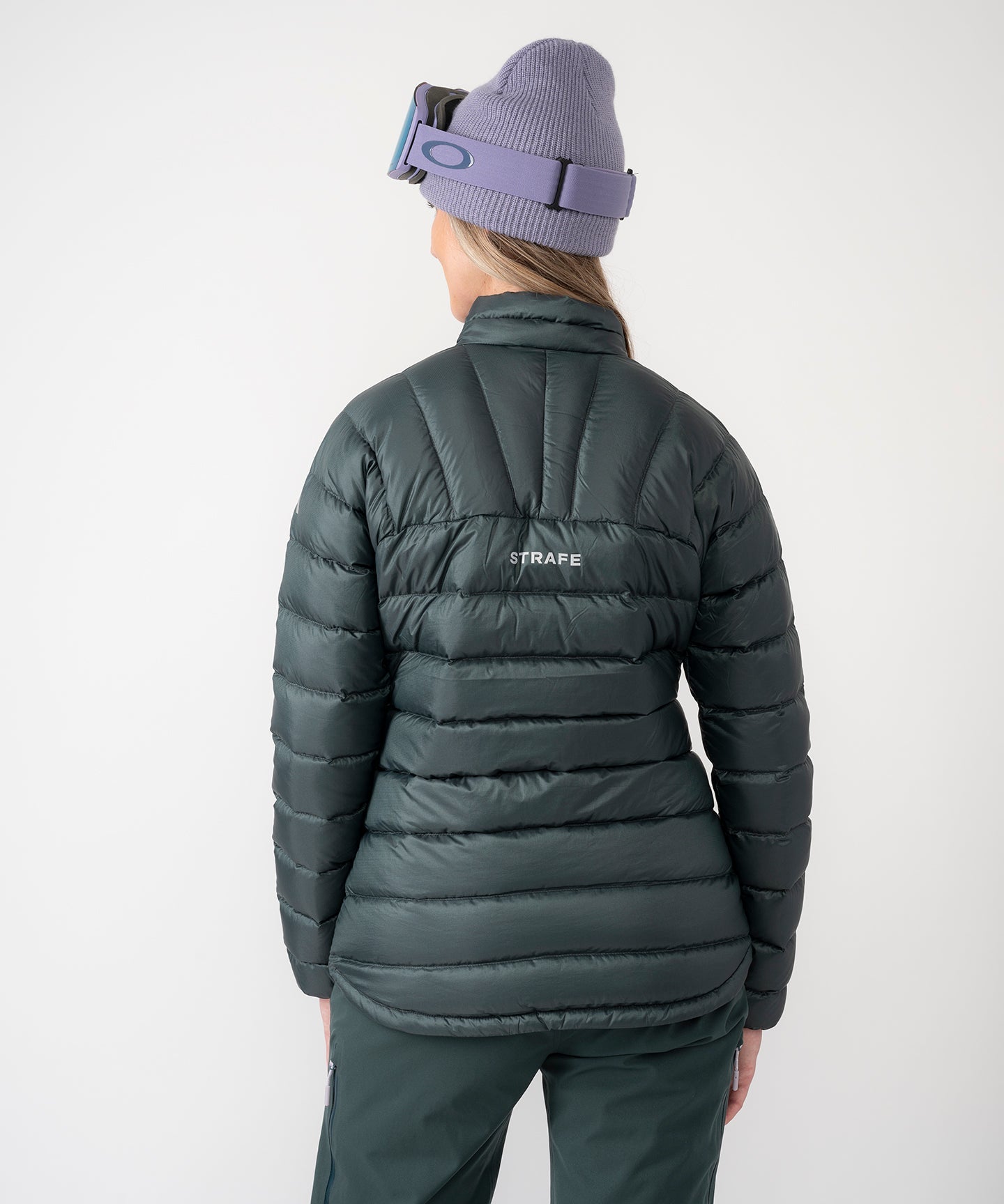 Womens Palisade Down Insulator Jacket in Dark Forest Green - Image 9