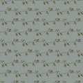 Sage Green and Dark Forest Green Botanical Removable Wallpaper