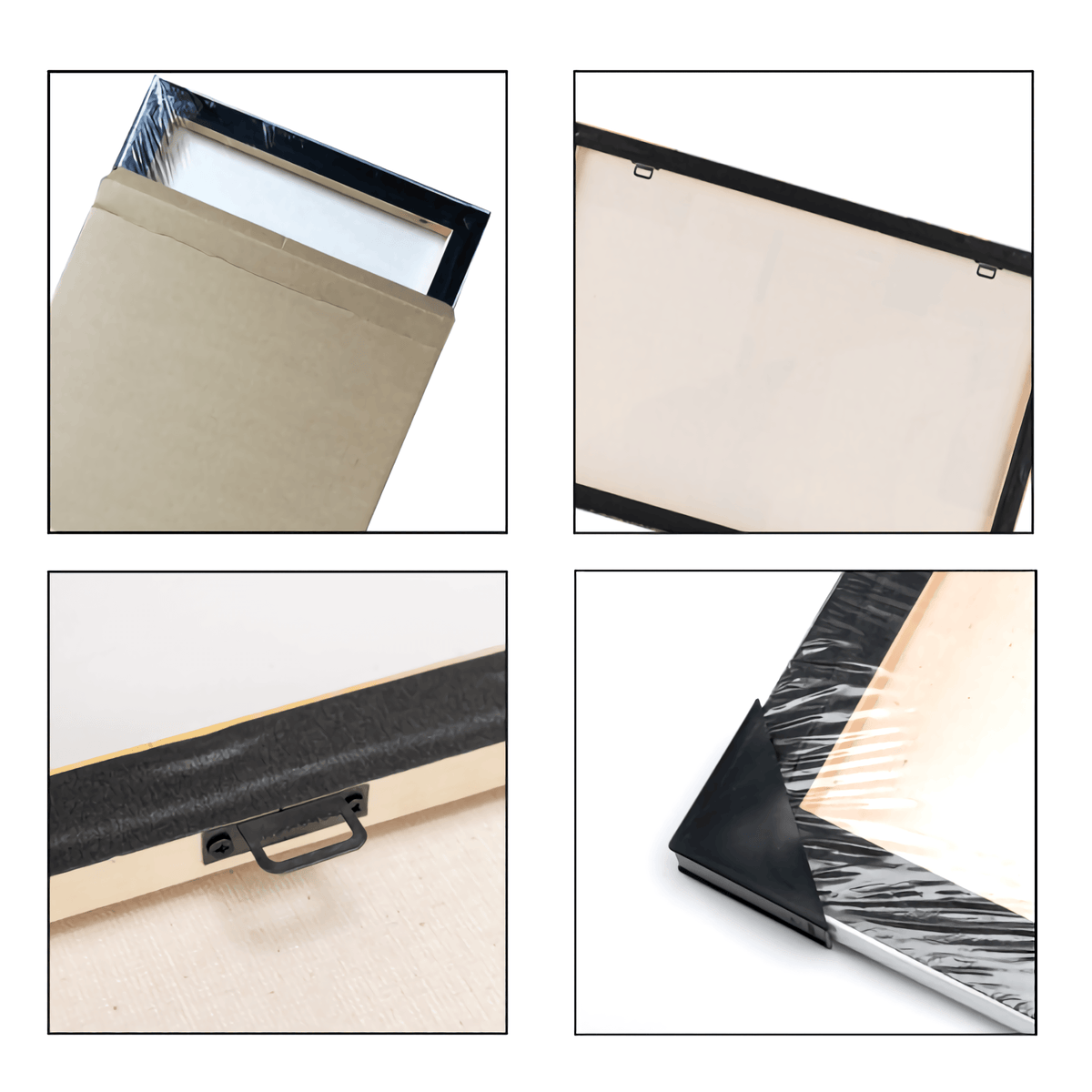 The Canal Canvas with Mounting Brackets 16x16in