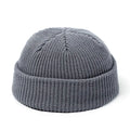 Plain Color Knit Beanie for Men and Women Winter