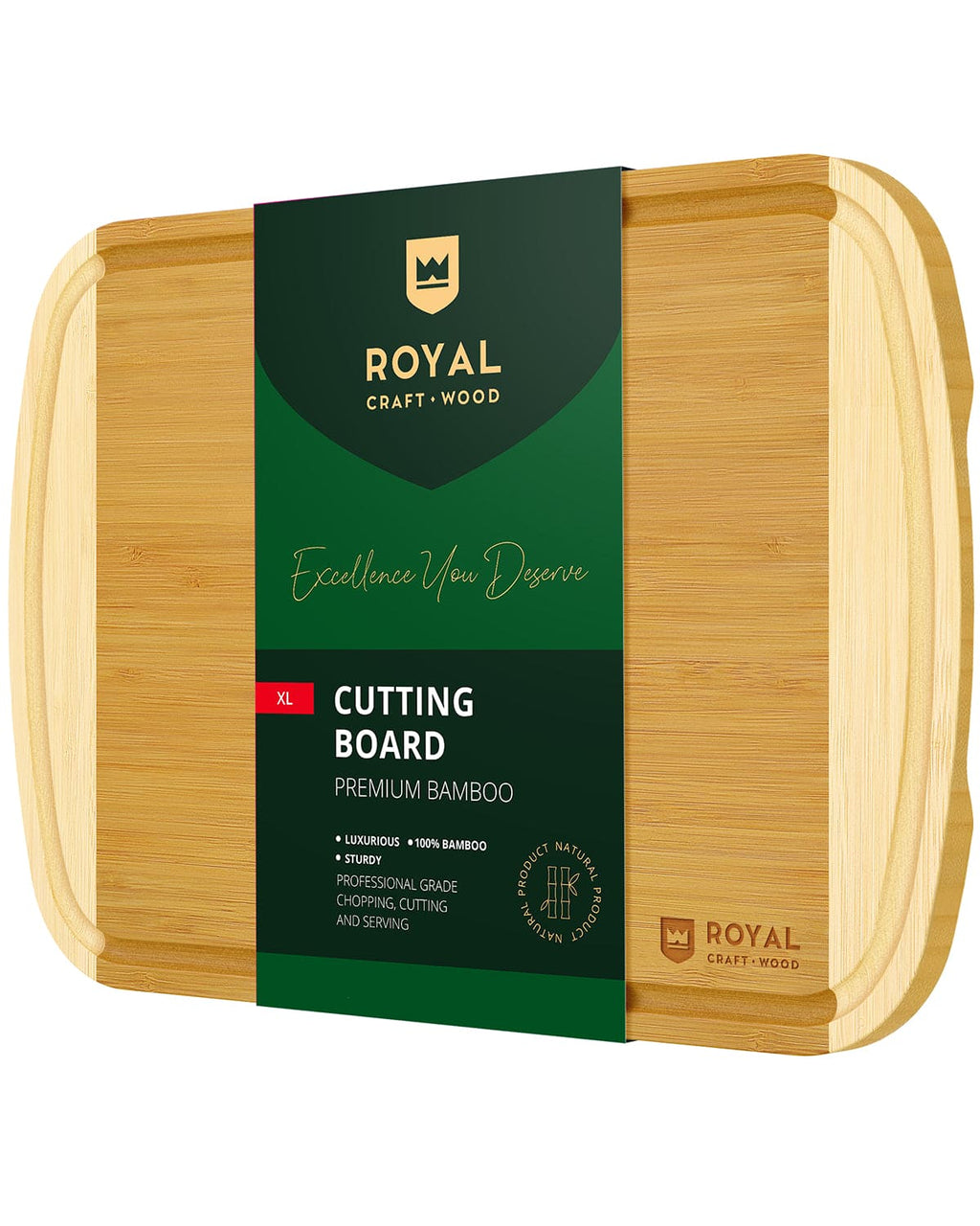 Cutting Board Two-tone XL, 18”x12”