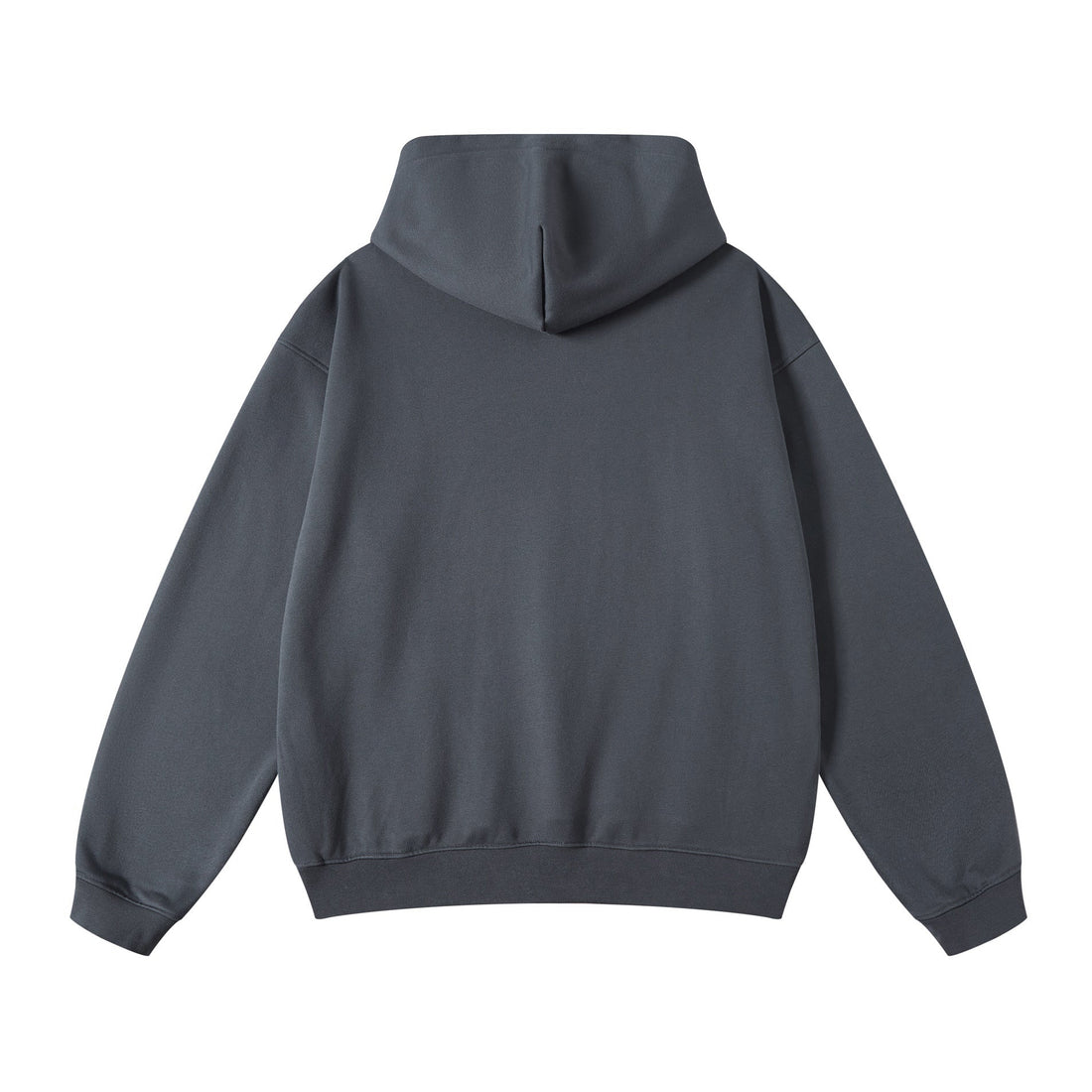 Industrial Gear Print Hawaiian Hoodie in Charcoal Grey