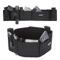 AGPTEK Belly Band Holster for Concealed Carry Holster with Zip Pocket & Removable Pouches – Adjustable for Adult Fits Most Pistols and Revolvers Perfect for Everyday Use Outdoor Activities(BlackM)