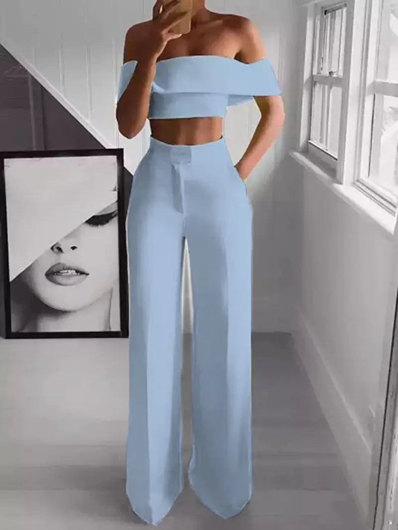 Women's Sexy Top and Pants Two-Piece Set