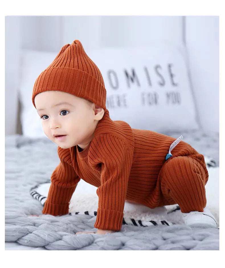 Baby Sweater Set for Autumn and Winter Wear