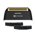 GAMMA+ XCeed Foil Shaver Replacement Head #GB556B featuring gold titanium ultra-thin foil