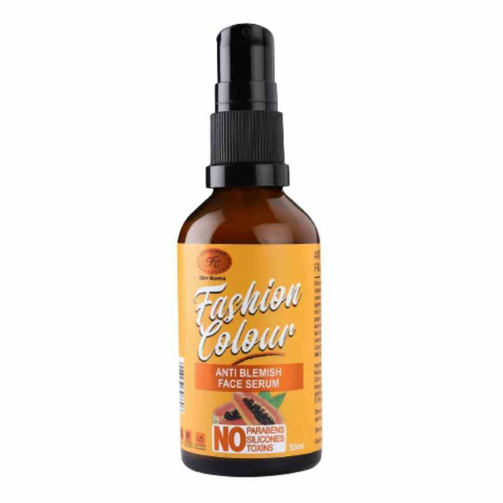 Fashion Colour Anti-Blemish Face Serum bottle for glowing, spot-free skin