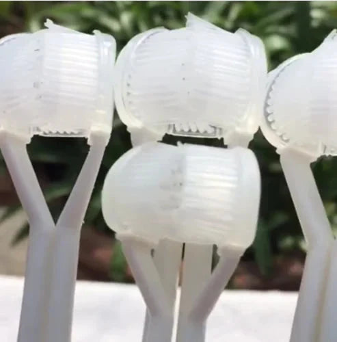 Three-headed toothbrush three-sided toothbrush