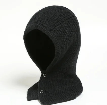 Women's Winter Knitted Cap and Warm Scarf Set