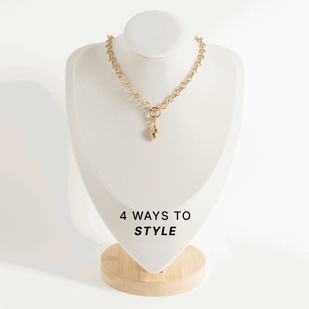 Convertible Y Necklace Interchangeable Chain for Custom Charms
