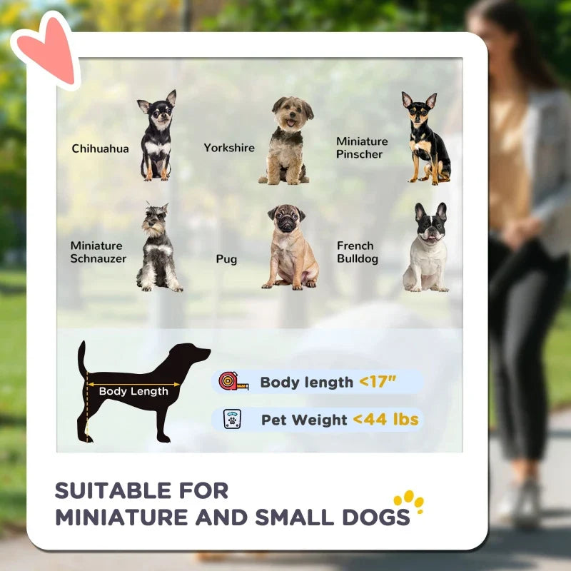 3 Wheels Pet Stroller for Small Dogs and Medium Dogs