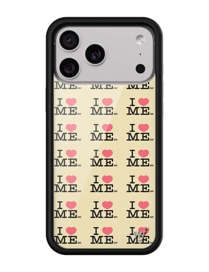 I Heart Me | Yellow iPhone Case