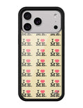 I Heart Me | Yellow iPhone Case