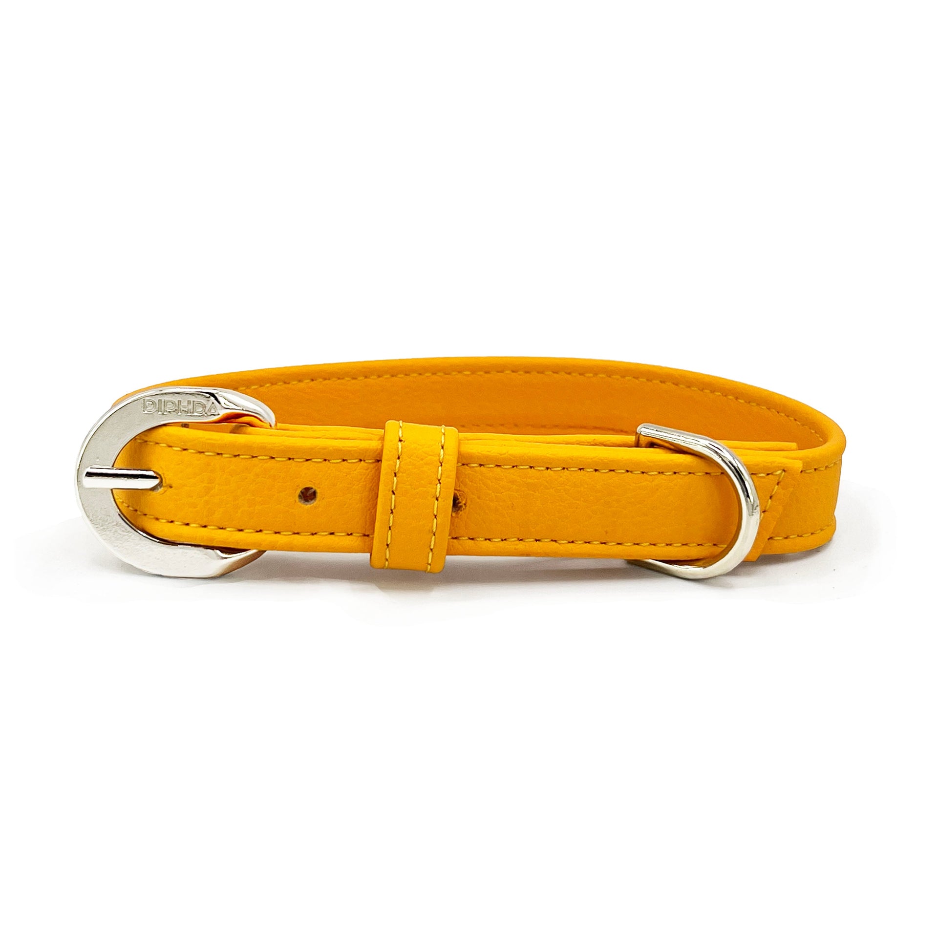 Yellow Cactus Leather Pet Collar Limited Edition