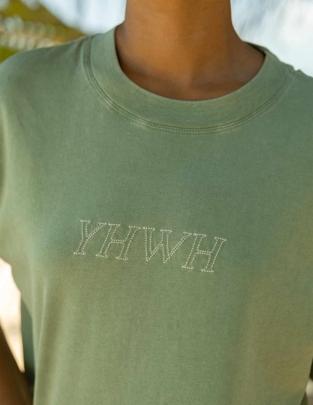 YHWH Unisex Cotton Graphic Tee - Minimalist Streetwear