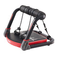 ZELUS Ab Machine with Resistance Bands for Home Gym 2 in 1 Ab Workout Equipment with Rebound Assist 4 Intensities Core Strength Trainer Whole Body Exercise Fitness Equipment for Home Workouts