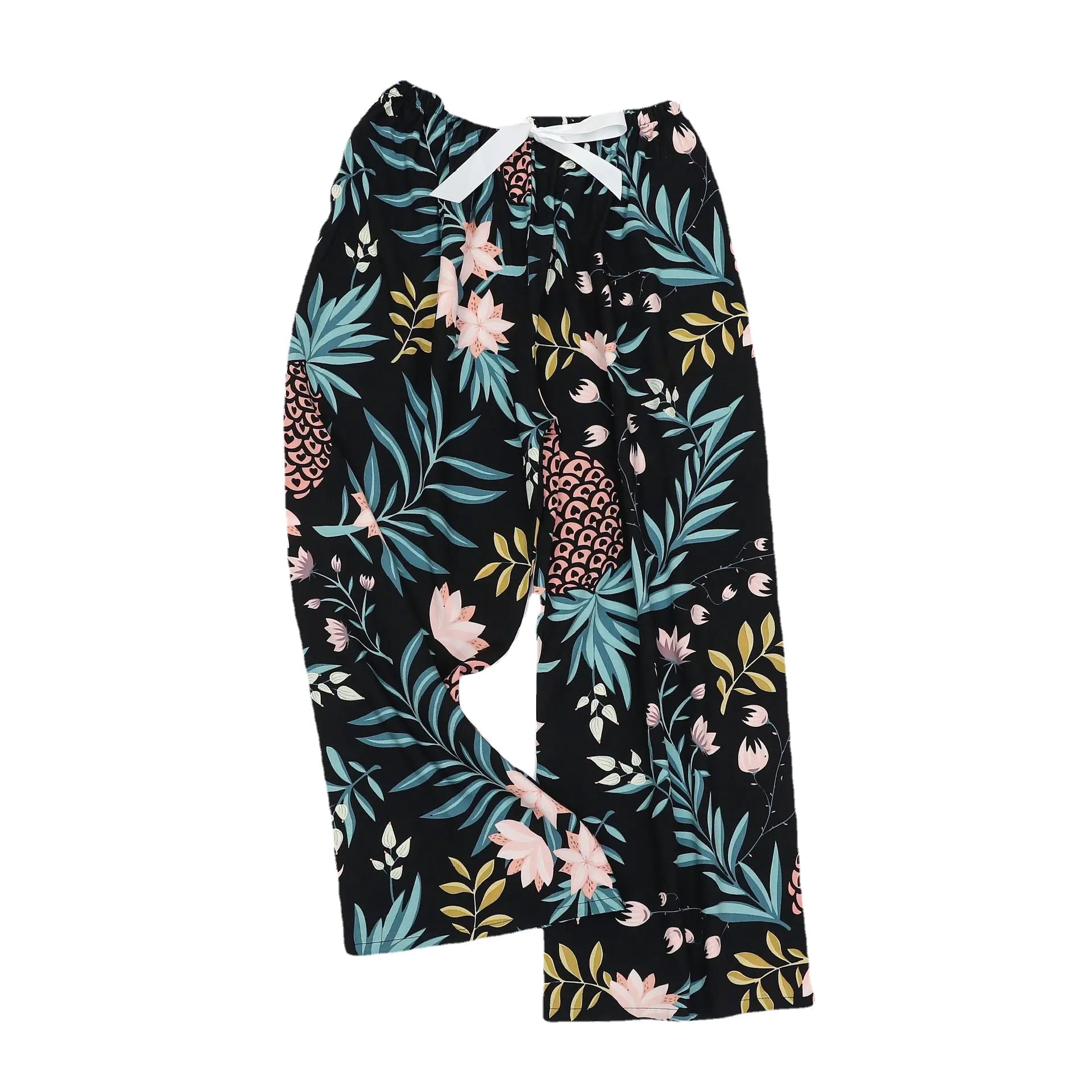 Women's Loose Casual Printed Pajama Sleep Pants - Image 13