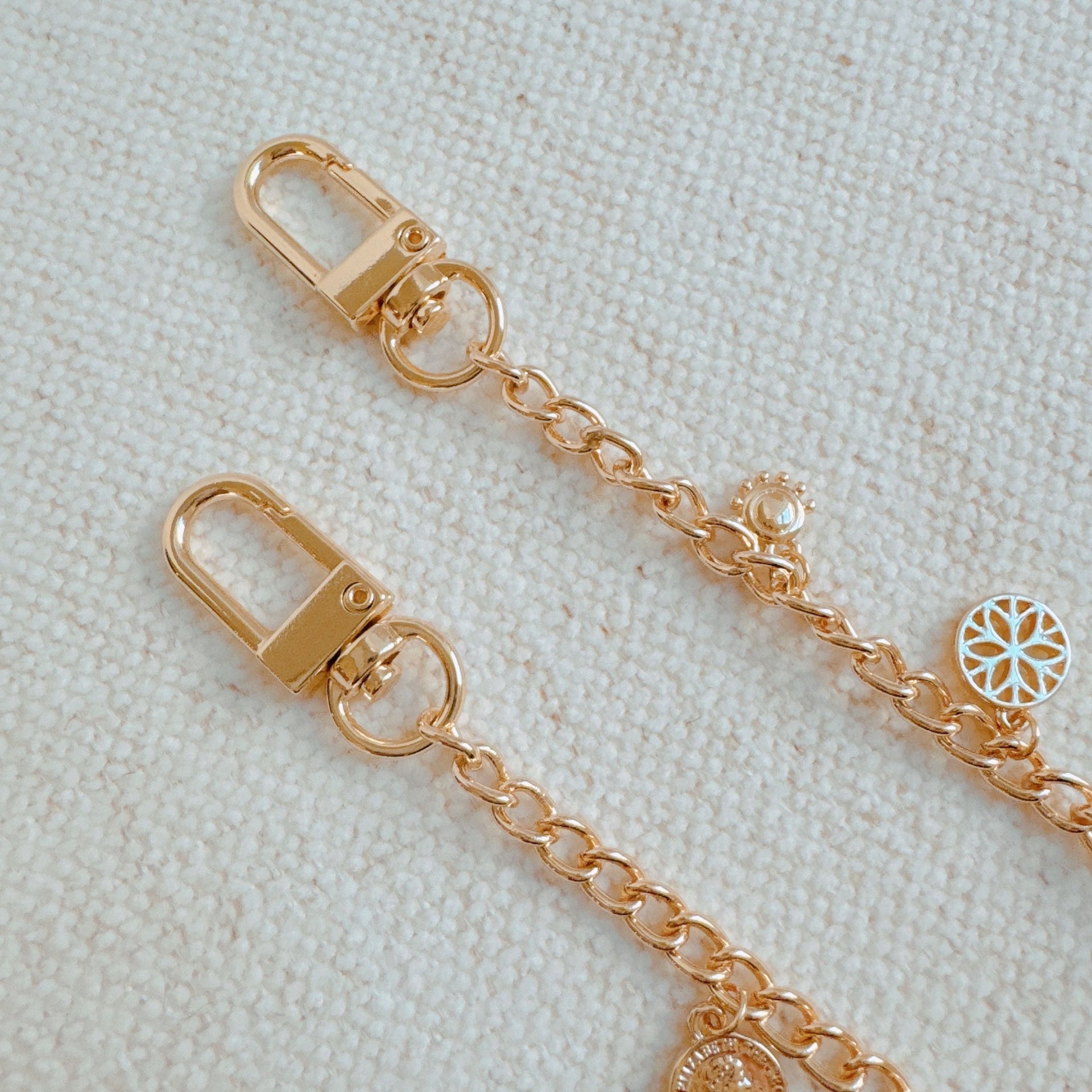 Yee-haw Multi Charm Bag Charm Equestrian Gold Tone Accessory - Image 4