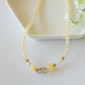 Yellow Cove Gemstone Necklace