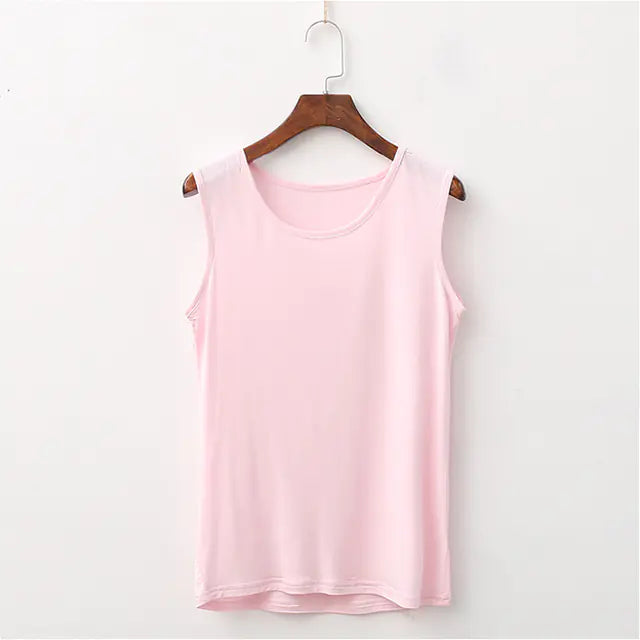 Women's Modal Sleeveless Tank Top Soft Breathable Basic Shell - Image 4