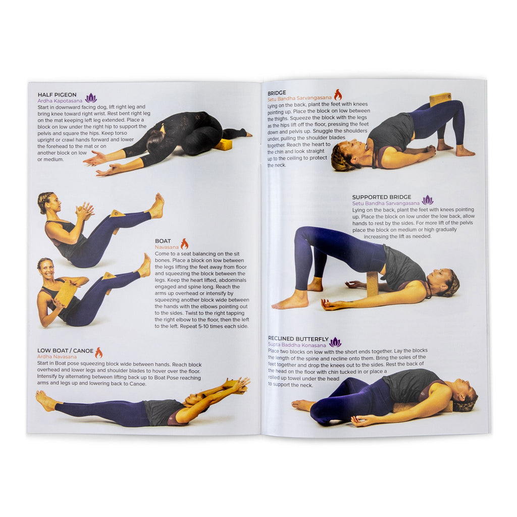 Yoga Block Instructional Guide - 46 Postures for Strength and Recovery