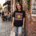 Nirvana Flower Smiley Face Tee or Sweatshirt