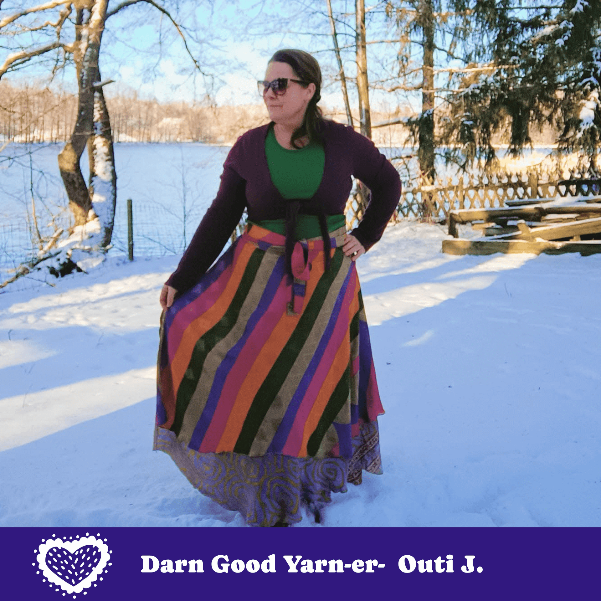 Original Sari Wrap Skirt