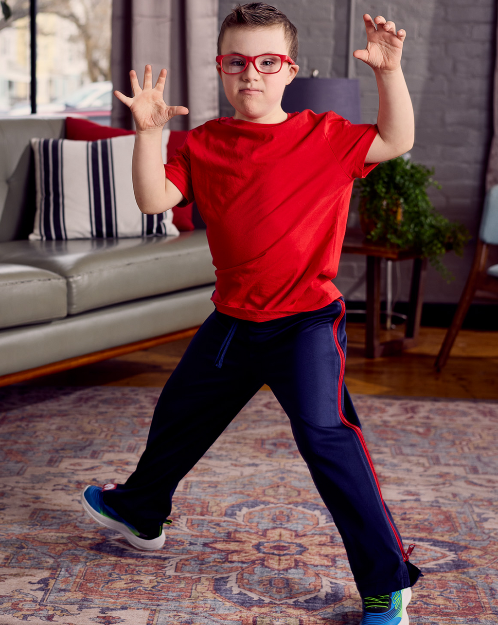 Youth Heavyweight Adaptive Pants with Full Length Side Zippers - Image 22
