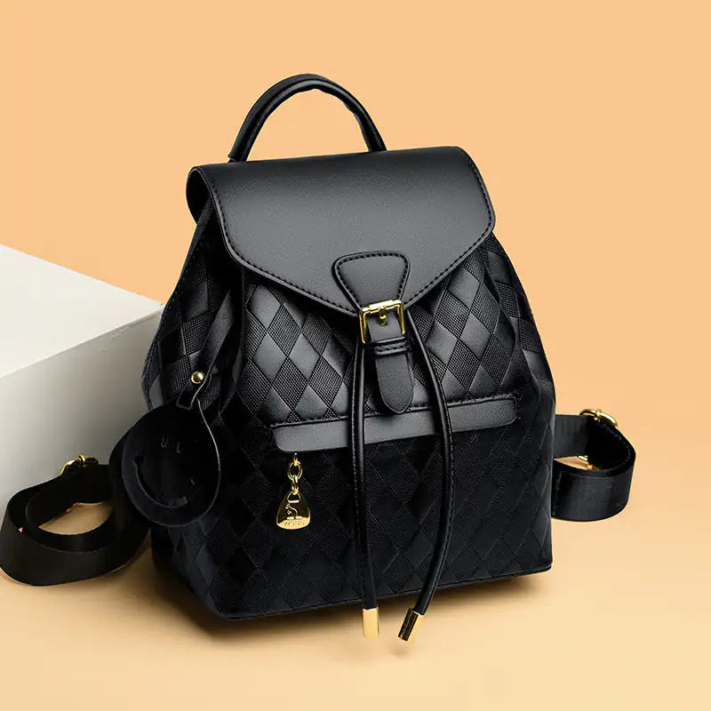 Female Backpack Casual Multifunction Women Leather Backpack
