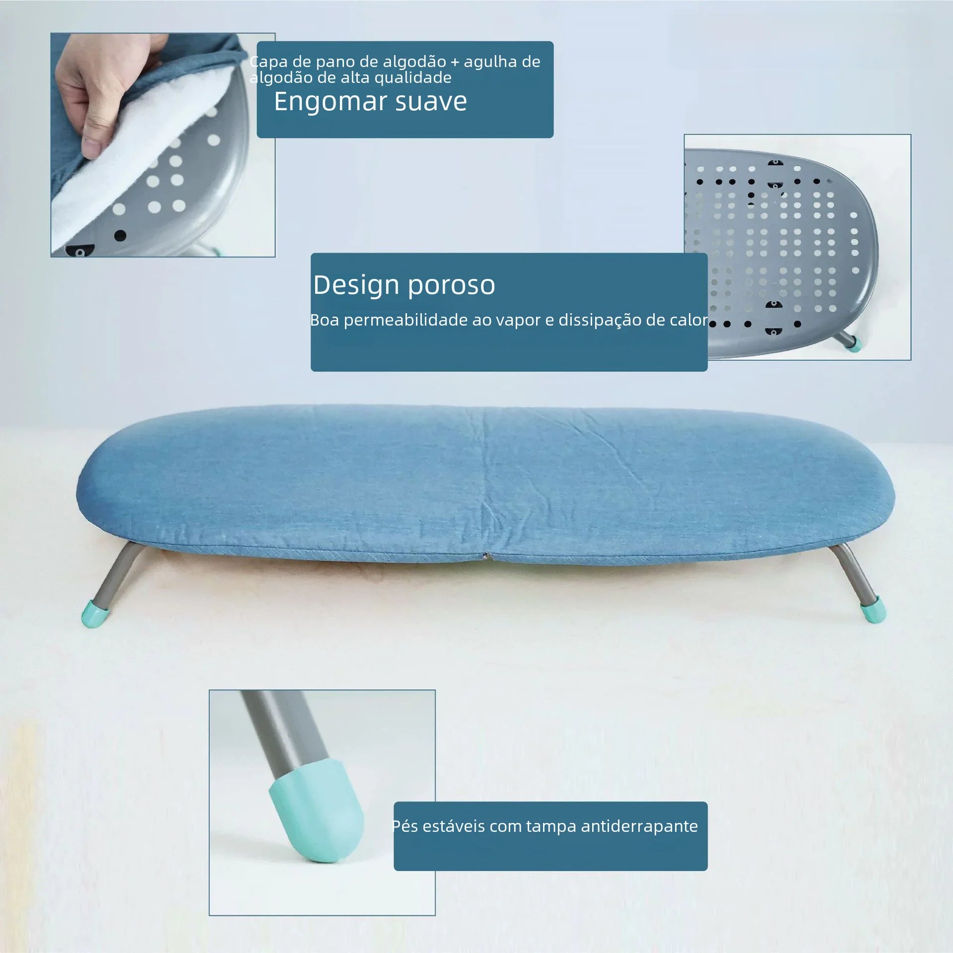 Mini Foldable Ironing Board - Compact & Portable Design