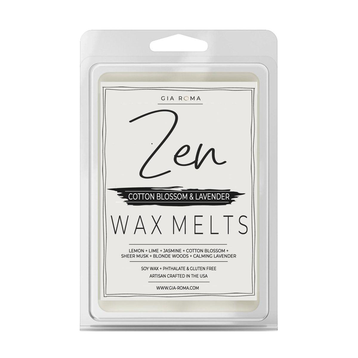Zen Cotton Blossom and Lavender Scented Soy Wax Melts - Image 2