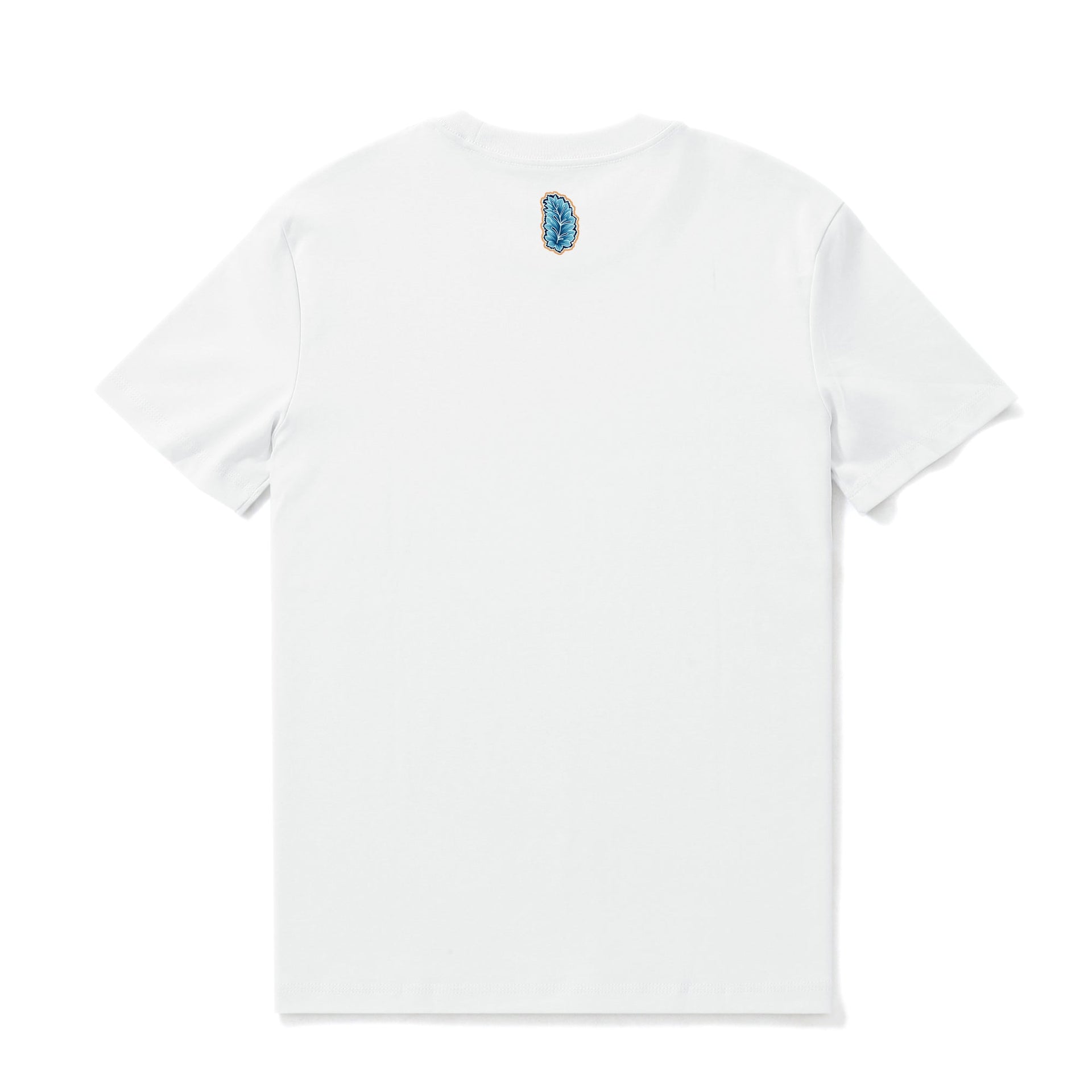 Azure Allure Floral Crew Neck T-Shirt for Men