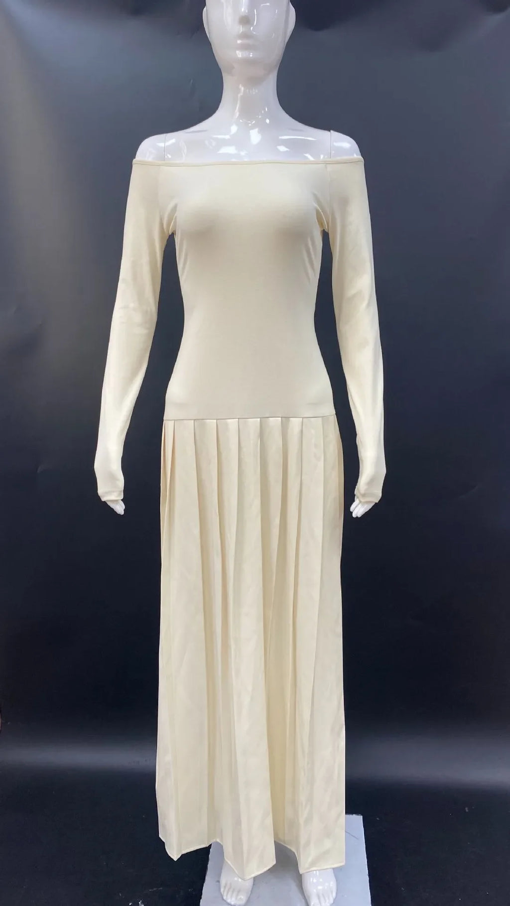 Elegant Retro Split Dress