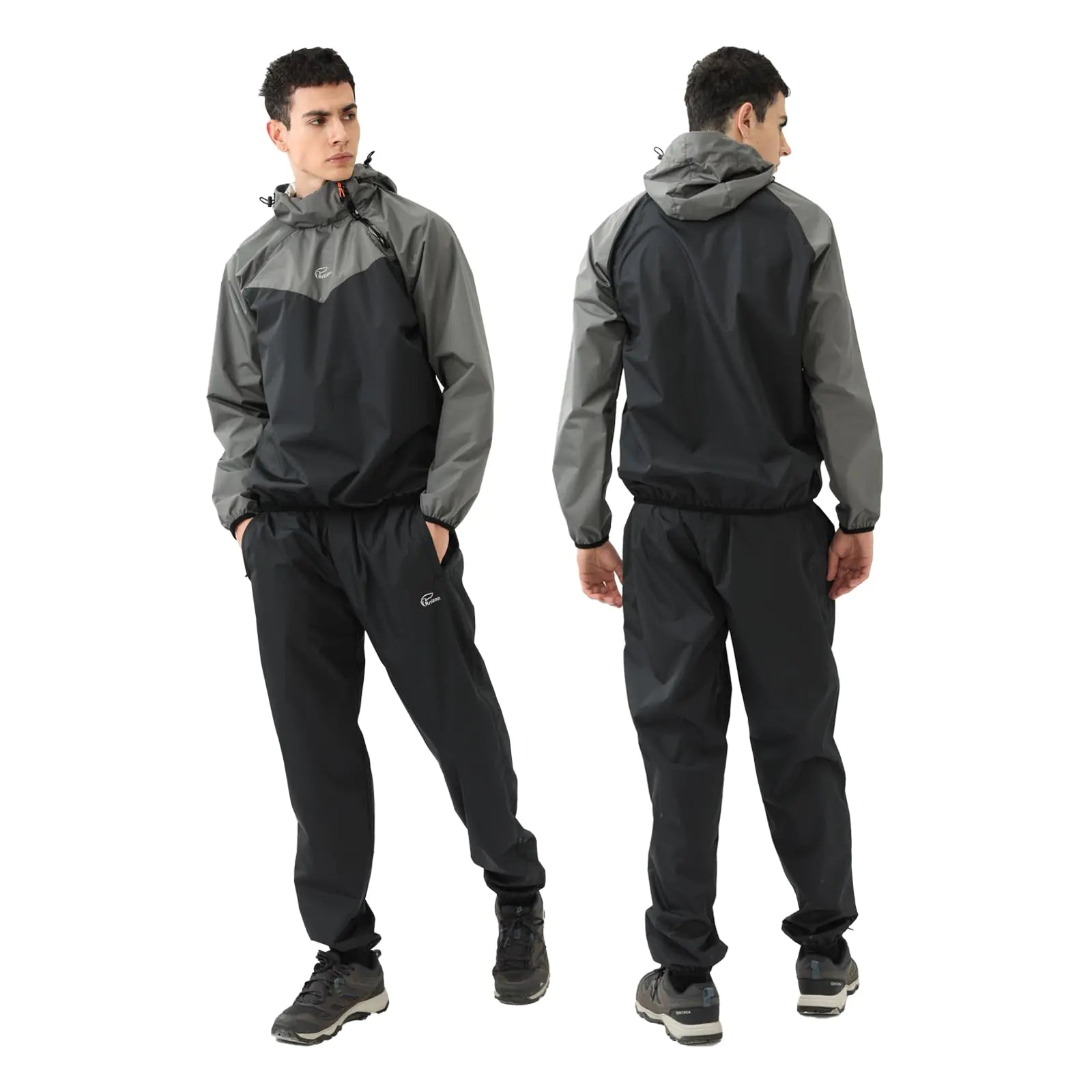 Rrtizan Sauna Suit for Men Weight Loss Sweat Suit for Men Full Body Anti-Rip Weight Loss Suit Sauna Jacket for Gym Boxing