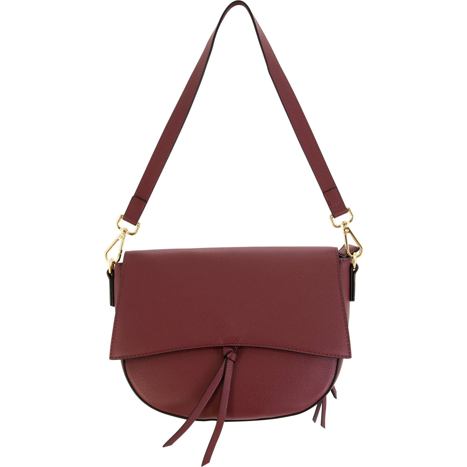 Zoey Half-Moon Crossbody Bag with Detachable Adjustable Strap - Image 12