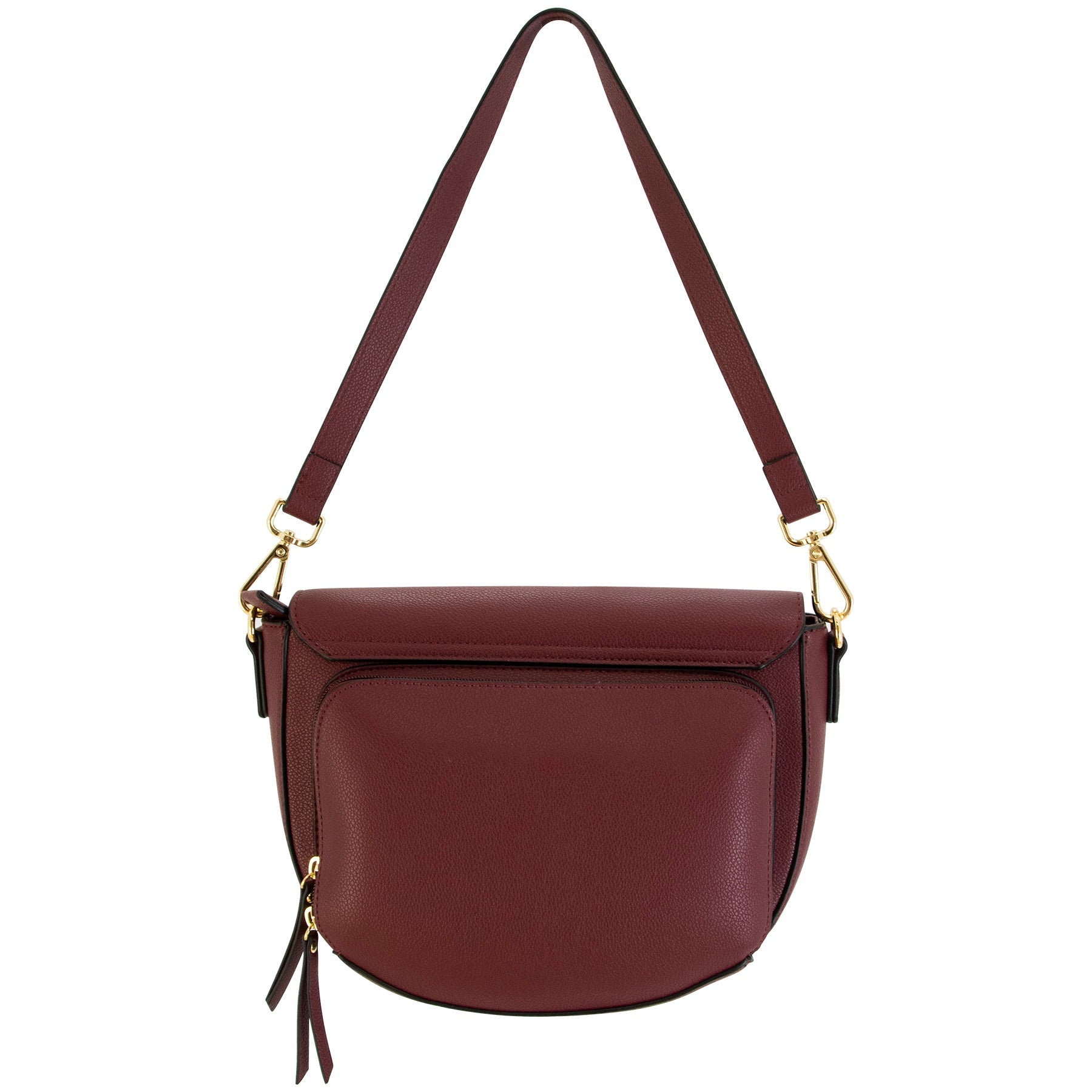 Zoey Half-Moon Crossbody Bag with Detachable Adjustable Strap - Image 13