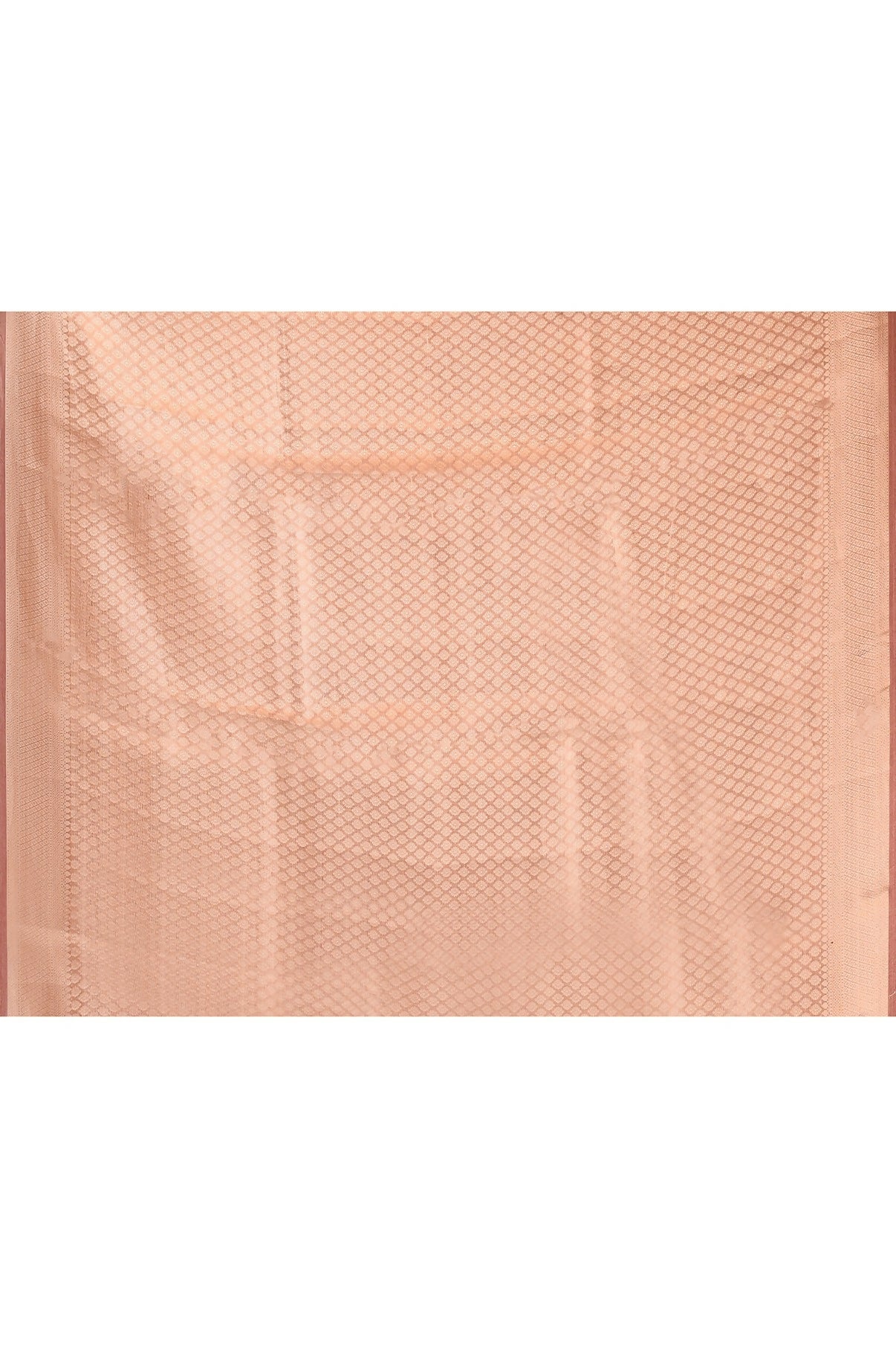 Copper Pure Banarasi Tissue Silk Saree for Traditional Glamour