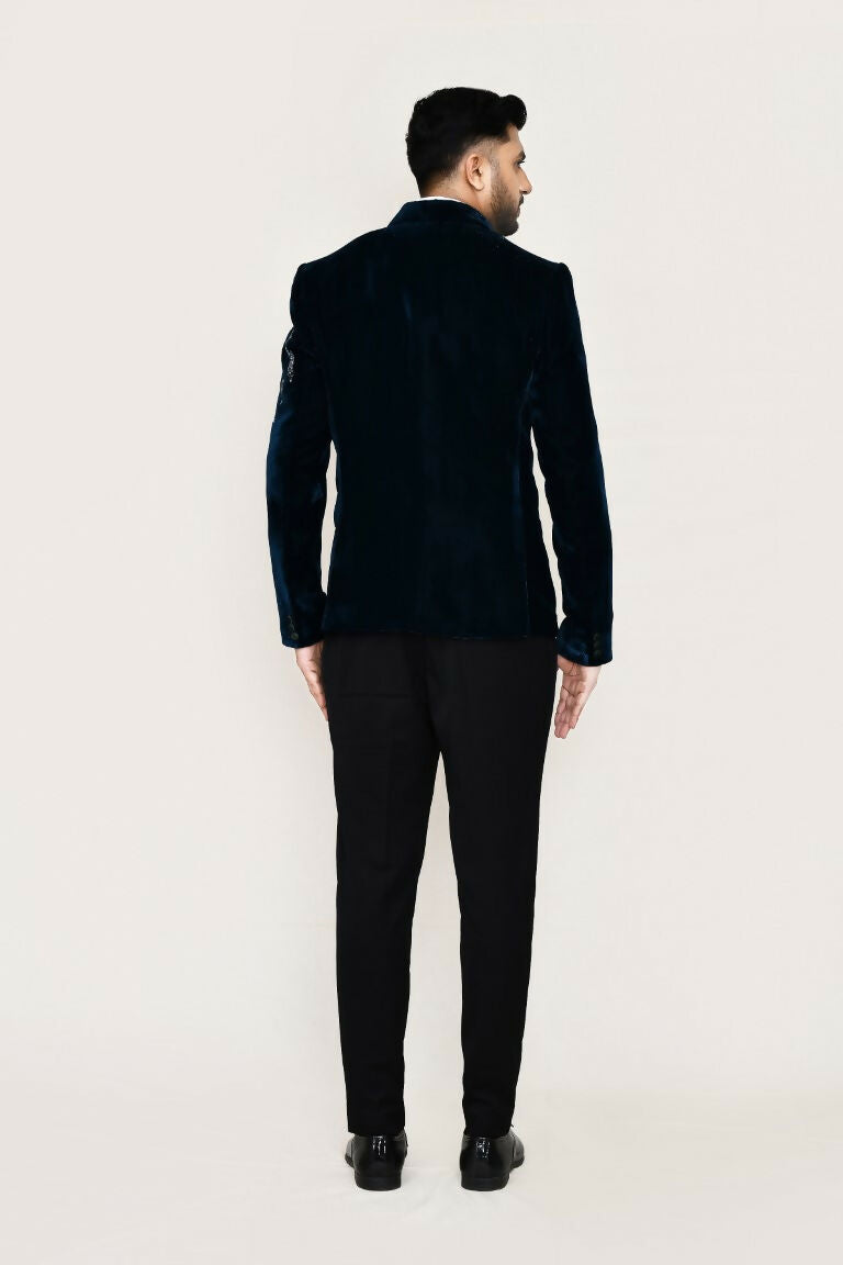 White Imported Velvet Coat, Shirt, Pant, and Bow Tie Set