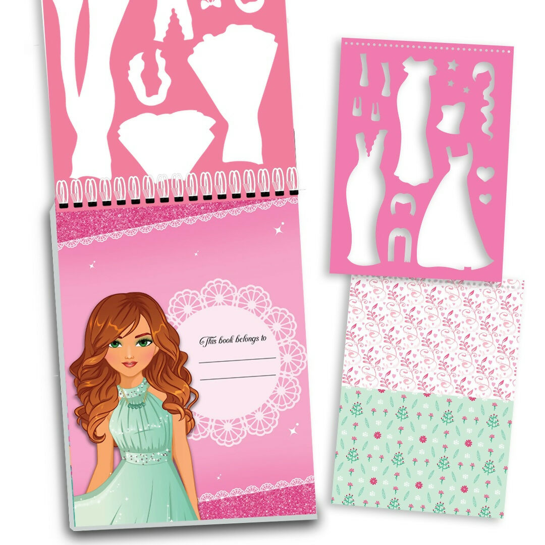 Style Studio Fashion Sketch Activity Book for Girls Ages 4-8